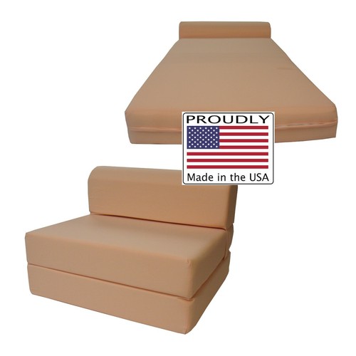 Twin flip chair folding foam - chair,