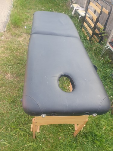 Massage table bed black - massage,