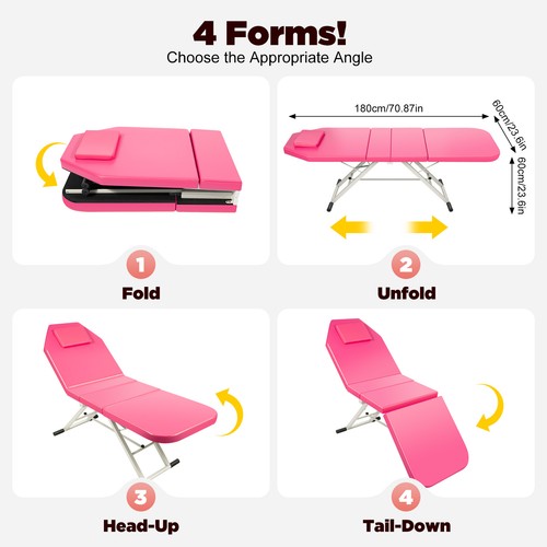 Portable folding massage table - folding,